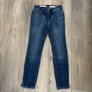 Pilcro and the Letterpress denim legging sz 27